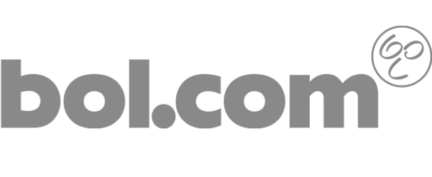Logo van bol.com, het grootste e-commerceplatform van Nederland en België.